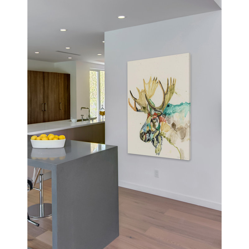 Hi Fi Wildlife IV - Wrapped Canvas Print, 76 cm H x 51 cm W x 4 cm D