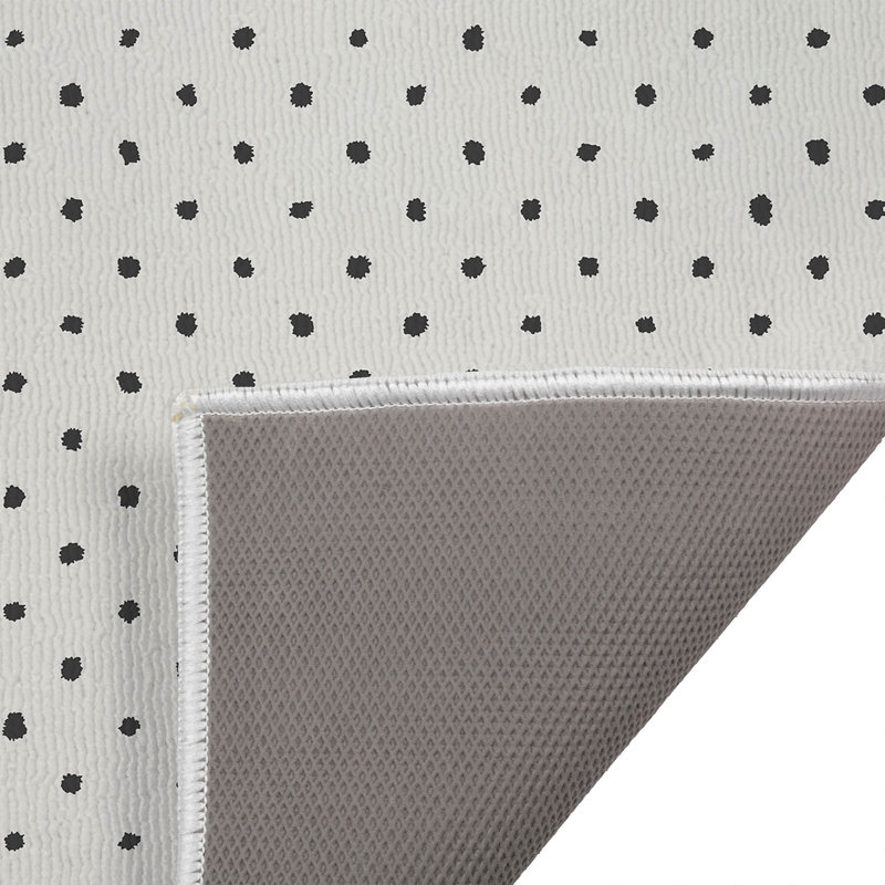 Paillasson Leo, L 24 po x L 17 po, Ivoire/gris anthracite