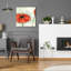 Art mural en verre «Not a California Poppy 3» par Chris Paschke-1766328281