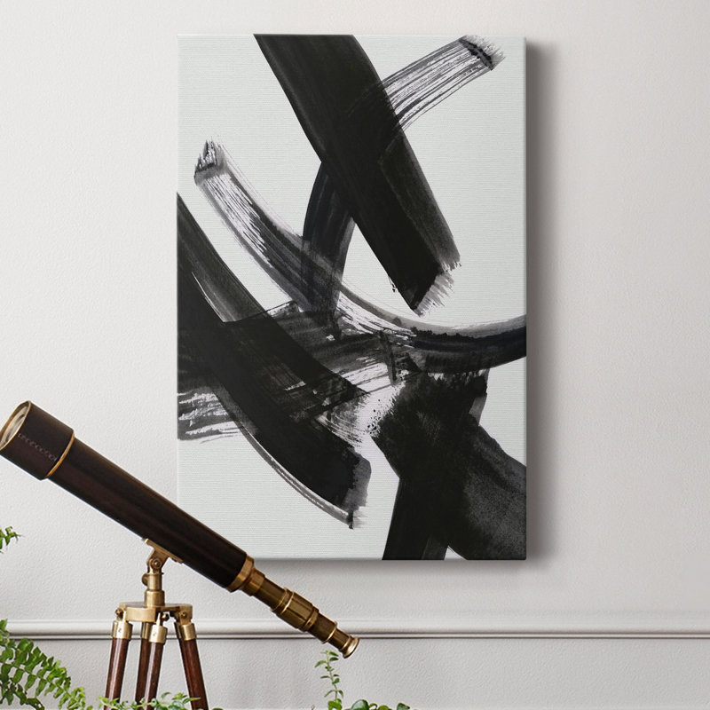 «Black Magic I», reproduction d'art sur toile tendue, H 60 po x l 40 po x P 1 po