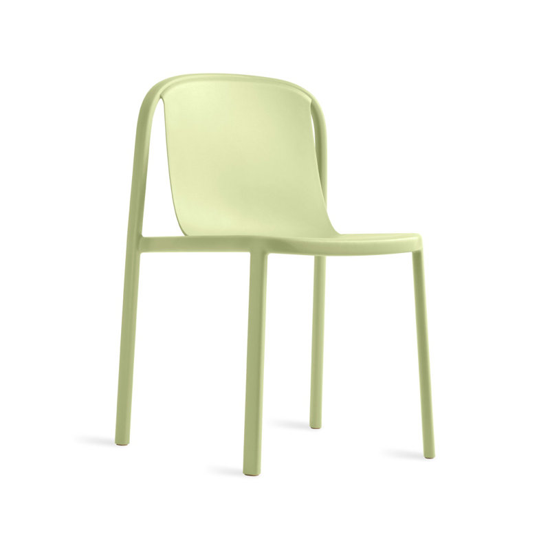 Decade 18'' H Stacking Side Chair, Celery