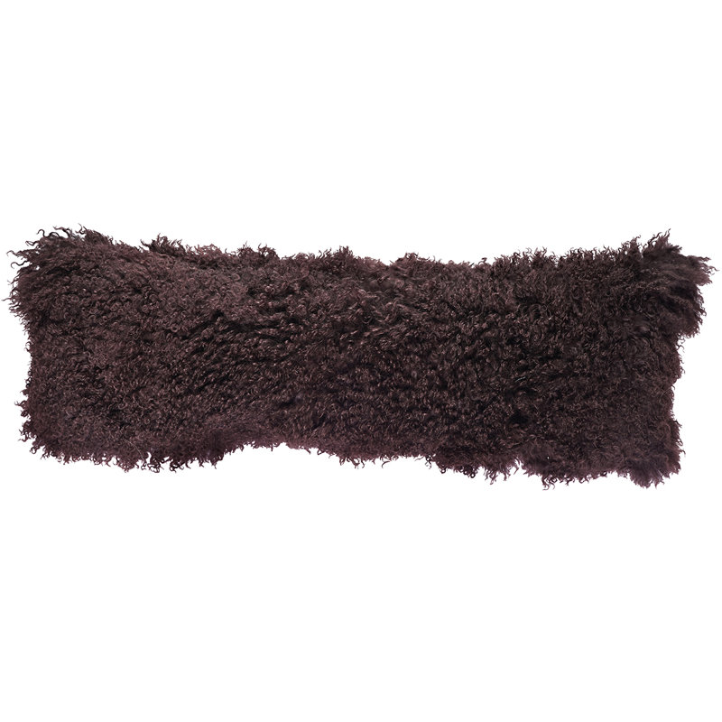 Throw Pillow, Solid Color, Chocolate
