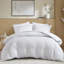 Couette 3 pièces à rayures tissées avec envers en microfibre, antidérapante, idéale pour les chambres à coucher