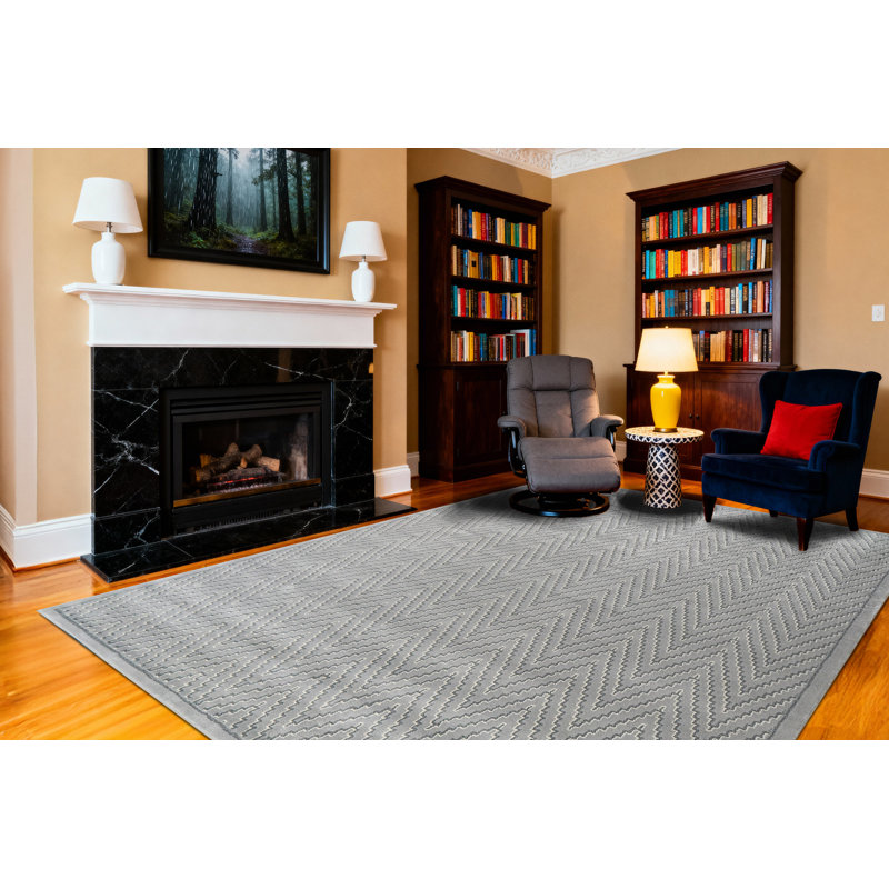 HARMONY 7.10X10.10 59019-5555 IVORY/BLUE, Rectangle 7'10" x 10'10"