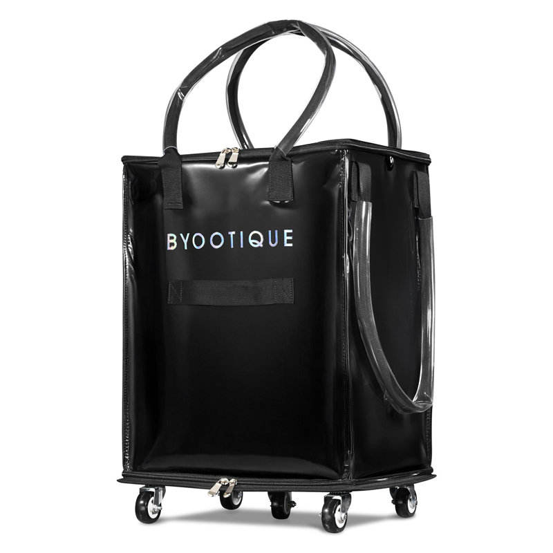 Sac fourre-tout à roulettes 16 po Byootique, Black