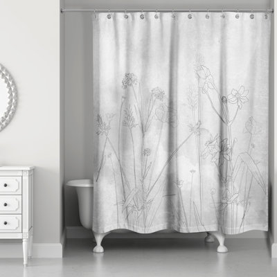 Robinett Floral Shower Curtain