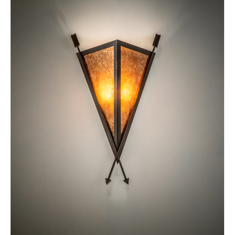 15" Wide Desert Arrow Wall Sconce