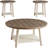 Ensemble de tables basses 3 pièces Hackett