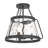 Sonali Glass Semi Flush Mount in Black-1929354166