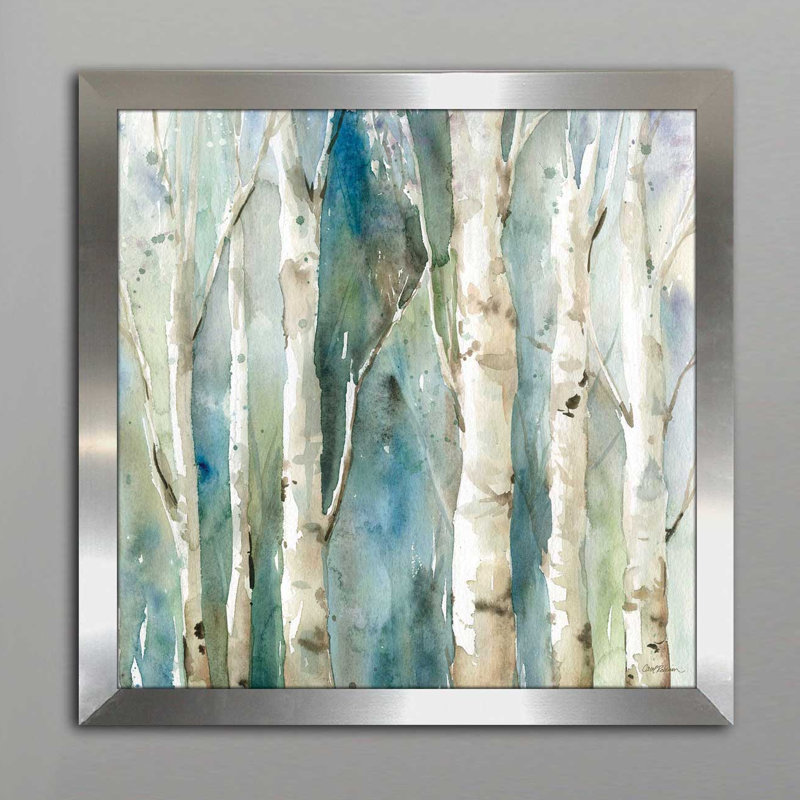 River Birch I par Carol Robinson - reproduction de cadre photo, H 27,5 po x l 27,5 po x P 0,75 po