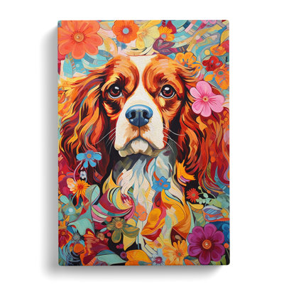 Cavalier King Charles Spaniel Expressionism - Print