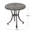 Table d'appoint extérieure en fonte d'aluminium de 19 po (table incluse seulement)