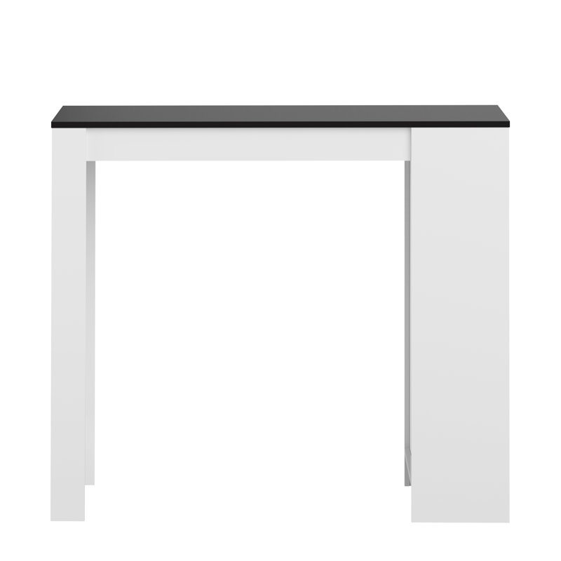 Neville Dining Table, White/Black