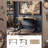 Danton Gold Aluminum Rectangular Writing Desk