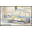 Lit plateforme simple avec trois tiroirs de rangement