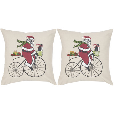 Coussin Santa Cycles