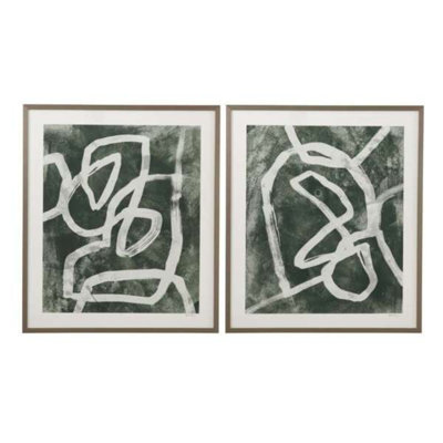 Chalk Line I, reproduction encadrée