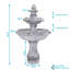 Fontaine de jardin traditionnelle à 3 niveaux Jad 