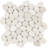 Bond Tile Picturesque Sliced Round 11.81 in. x 11.81 in. Nature Stone Pebble Mosaic Floor and Wall Tile (0.97 sq. ft. / sheet)-49413186