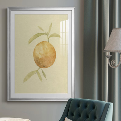 Dappled Oranges III - peinture encadrée