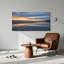 «Mountain Range Sunset Reflection on Salt», art mural sur toile-1321438409