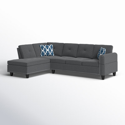 Antoneta Upholstered L-Shaped Sectional Left Hand Facing