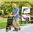 Flybrother Lightweight 3 Wheel Walker for Seniors, 13 lbs Foldable Aluminum Rollator with Cup Holder