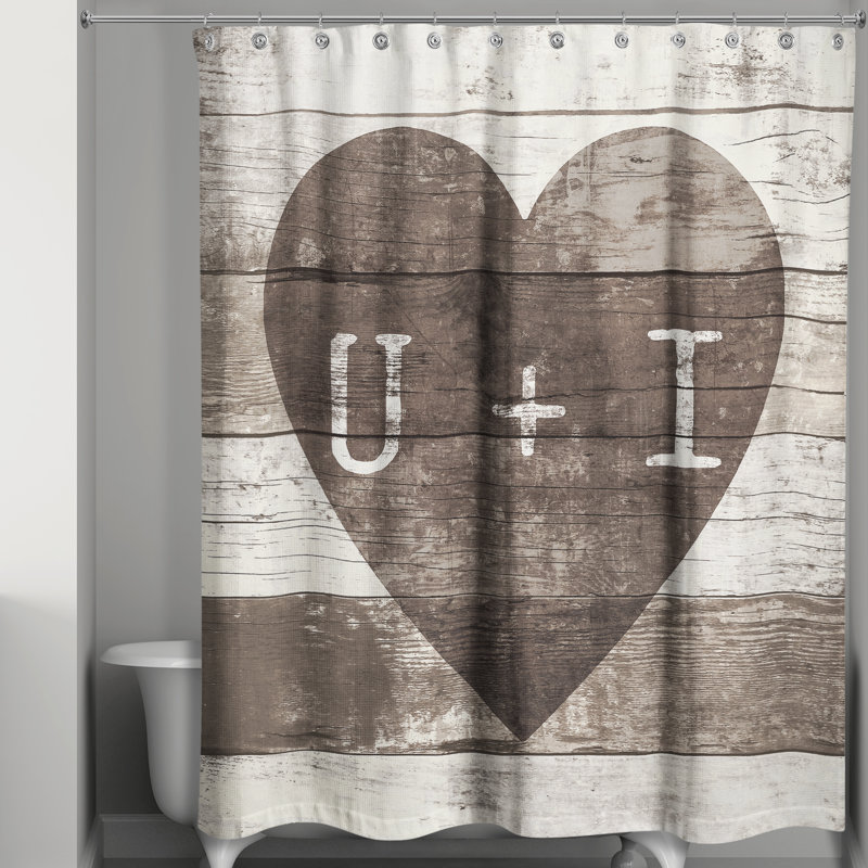 Rideau de douche simple Lovelace