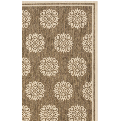 Burnell Performance Ikat Indoor/Outdoor Area Rug