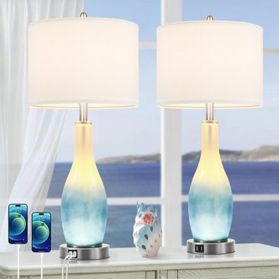 Glass Desk Lamp