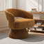 Upholstered Swivel Armchair-2037472831