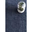 Tapis touffeté à la main épais de style campagnard en jute bleu marine Royce-918675085