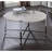 Round Coffee Table With Metal Frame Leg