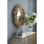 Miroir mural 27 po Golden Finish