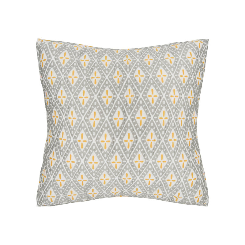Taie décorative ocre Liam