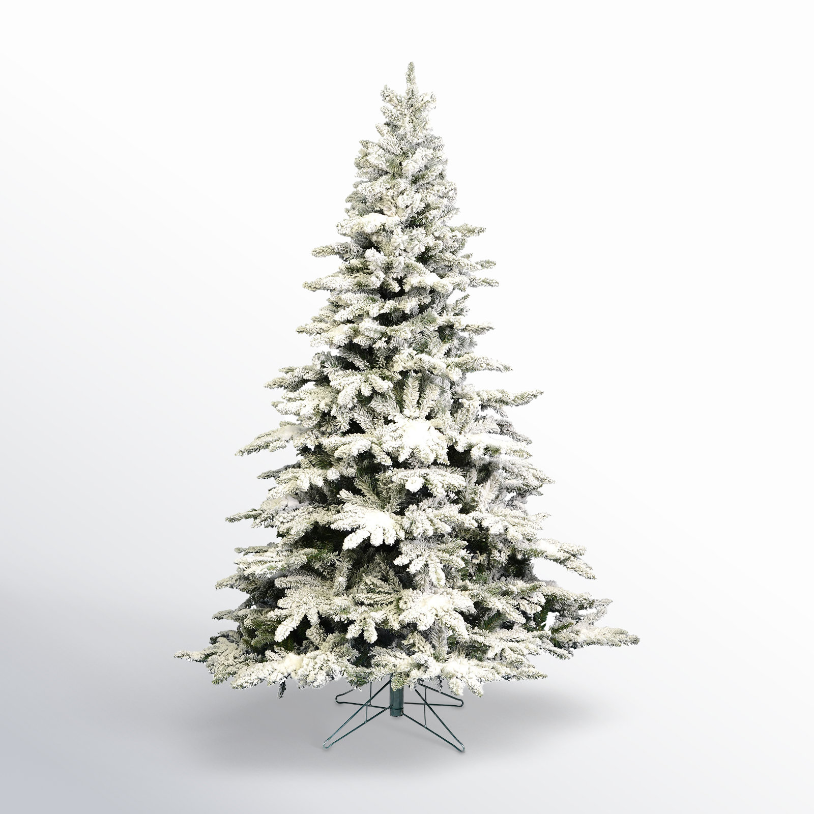 White Frosted Fir Christmas Tree, 6.5'