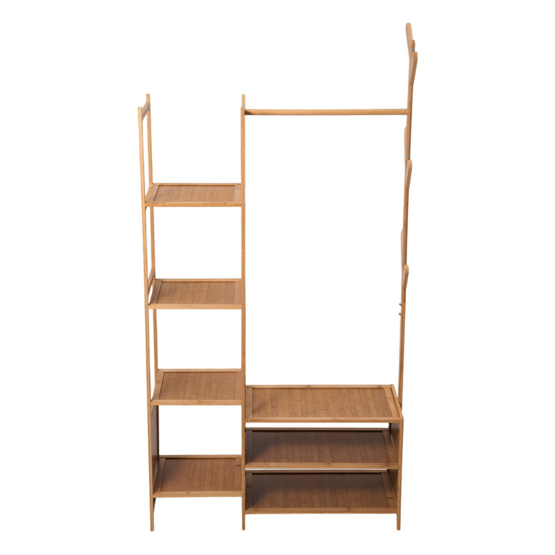 Hall Tree 80cm Wide, Brown Wood