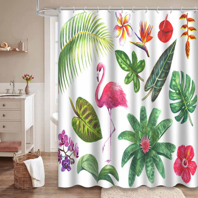 Rideau de douche Tropical, L 72 po x l 72 po