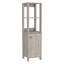 Armoire moderne avec deux tablettes ouvertes-94239597