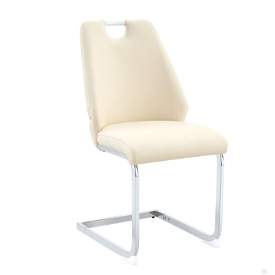 Ensemble de 4 chaises de salle à manger en similicuir