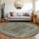 Machine Washable Indoor/Outdoor Xhevrie ACN1725 Olive Rug