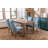 Friedhard Upholstered Wing-Back Dining Chair with Backstitching Nailhead Trim and Solid Wood Legs,Set of 2-189185884