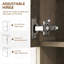 Buffet de cuisine avec huche Modern Kitchen Pantry, armoire autoportante