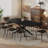55.11-70.8 Inch Extendable( With Rotating Extension Leaves) Rectangle Dining Table For 6-8 People-1203677245