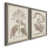 Toile avec cadre gris