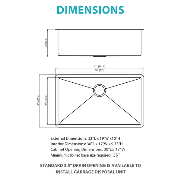 Dimensions du produit