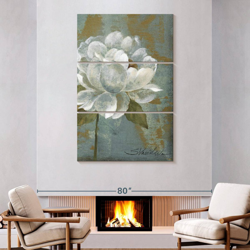 Harnek Peony Tile, 74" H x 48" W