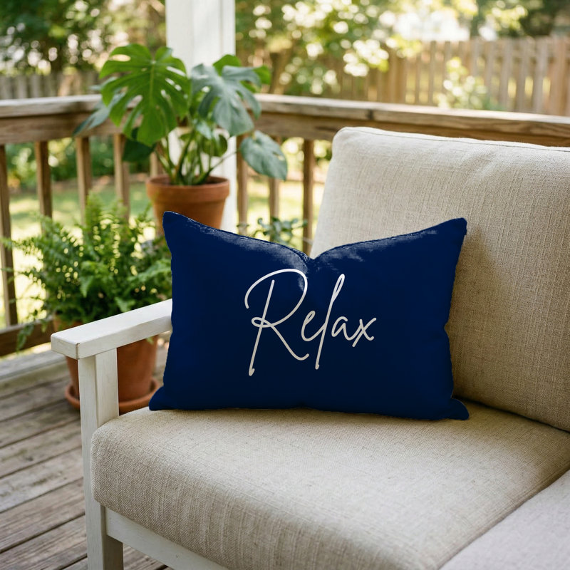 Relax Pillow 16"X16" Navy, Square 16", Navy