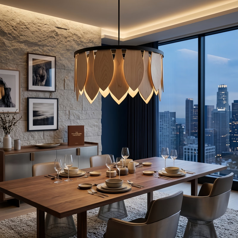 6 - Light Iron Chandelier