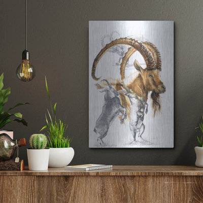 «Ibex» par Barbara Keith, art mural en métal